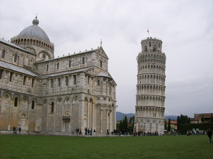 Der schiefe Turm von Pisa... in Pisa!