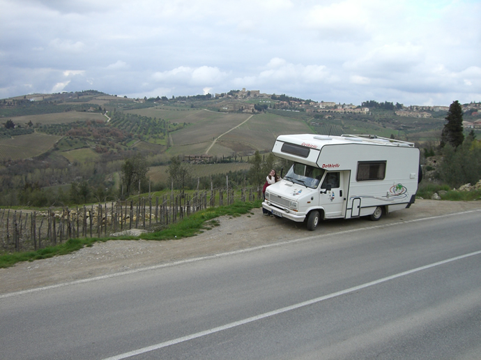 Traumhafter Ausblick! Mit dem Wohnmobil in der Toskana
