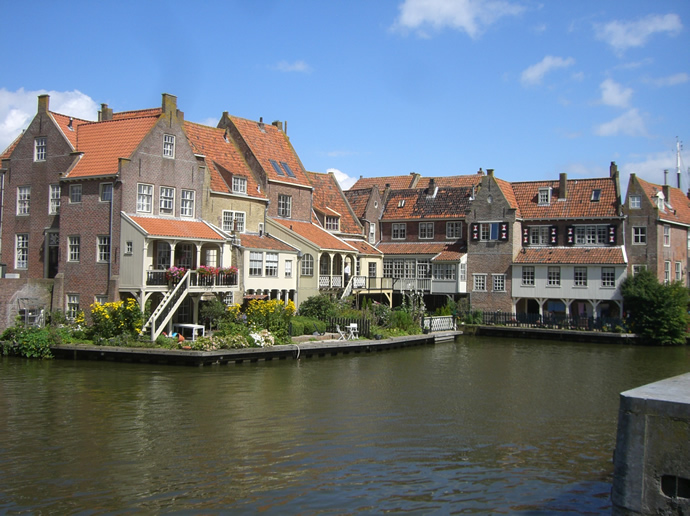 Ansicht von Enkhuizen am Ijsselmeer