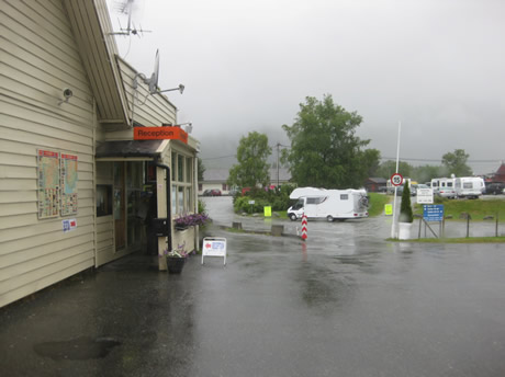 Check- In am Lone Campingplatz