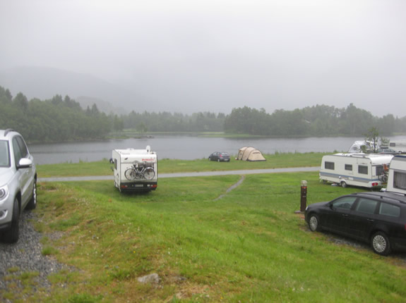 Campingplatz am See beim Lone Camping