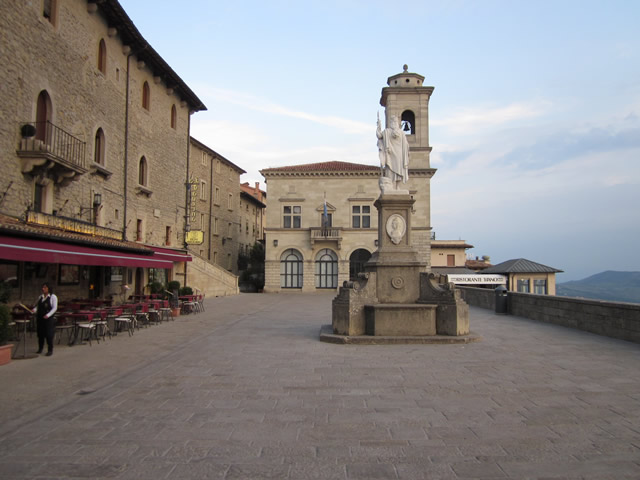 offener Platz in San Marino