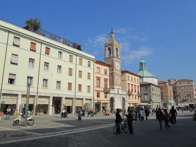 Piazza Tre Martiri in Rimini