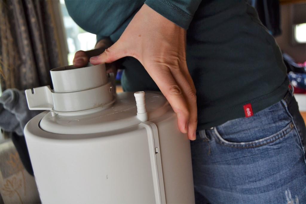 Frostschaden der Truma- Therme? Da hilft ein Austauschbehälter!